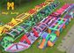 Eğlence Parkı Yetişkin Şişme Oyun Alanı PVC Tarpanlin Engel Kursu Jumper