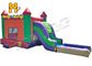 PVC Bouncy Castle Slide Combo Çocuk Şişme Botları 4x8m NFPA 701