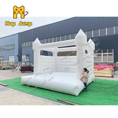 Kalite 0.55mm PVC Beyaz Düğün Şişme Fedai Kale 14ft 15ft fabrika