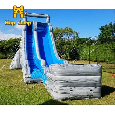 Kalite MWS-1617 22ft Rapids Şişme Su Sıçrama Kaydırağı Bahçe Kullanımı Hop Atlama fabrika