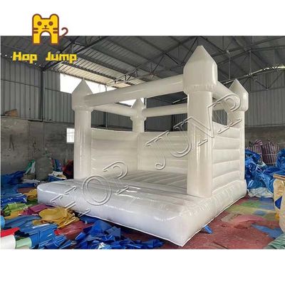 Yangın Geciktirici ile Beyaz Şişme Sıçrama Evi 14ft Pvc Ambalaj Çanta